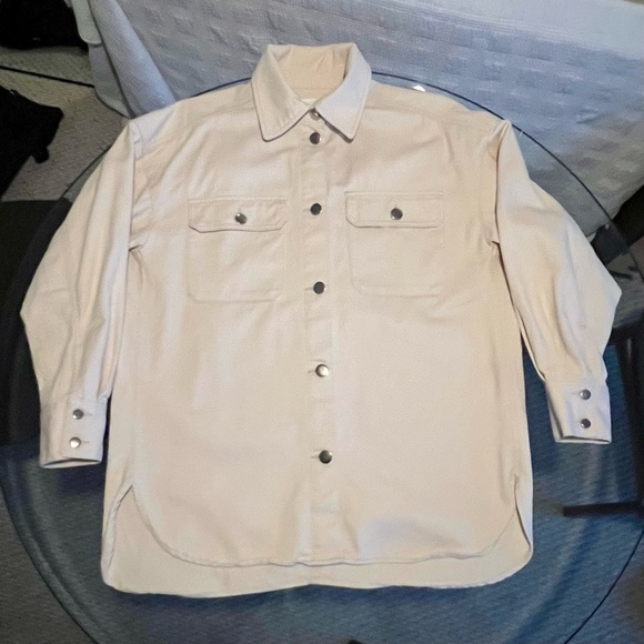 H&M Oversized Denim Shirt Jacket - Picture 4 of 5